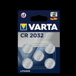 VARTA CR 2032 (LITIO) BATTERIA A BOTTONE 3 V CONF 5 Pz.
